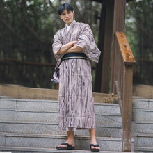 Laden Sie das Bild in den Galerie-Viewer, Kimono Homme Rayures Artistiques - Kimono Japonais
