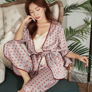 Kimono Pyjama Japonais Femme Aya - Kimono Japonais
