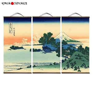 Tableau japonais Hokusai Plage de Shichiri - Kimono Japonais