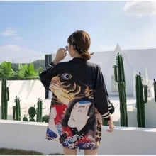 Laden Sie das Bild in den Galerie-Viewer, Veste Kimono Femme Akane Kimono Cardigan Haori mixte Kimonojaponais 
