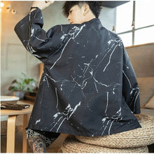 Laden Sie das Bild in den Galerie-Viewer, Veste Kimono Marbre - Kimono Japonais
