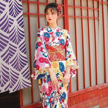 Laden Sie das Bild in den Galerie-Viewer, Yukata Femme Flower - Kimono Japonais
